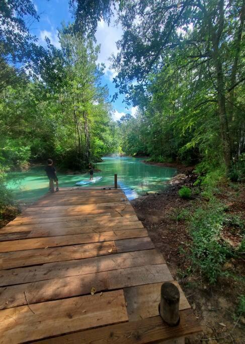 Waterfront Treehouse In A Magical Forest Waller Екстериор снимка